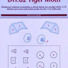 Peewit PW-M72090 1/72 Canopy mask DH.82 Tiger Moth (AIRFIX)