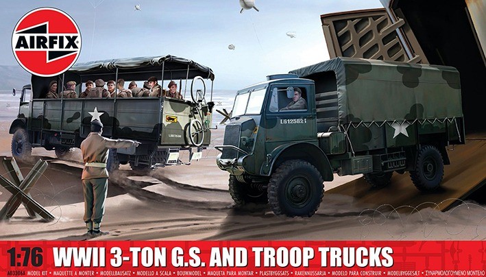 Airfix 03306A Bedford QL Trucks - QLT and QLD 1/76