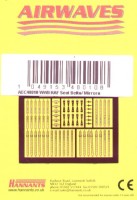 Airwaves (etched) AEC48010 WWII RAF seatbelts and mirrors 1/48