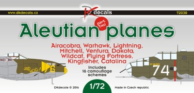 Dk Decals 72030 Aleutian planes - part 2 (15x camo) 1/72