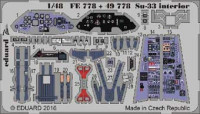 Eduard 49778 Su-33 interior 1/48
