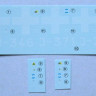 LF Model C7262 Decals Bf 109 over Swiss - Part III. 1/72