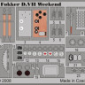 Eduard FE402 Fokker D.VII Weekend (EDU) 1/48 фототравление Zoom Цветное