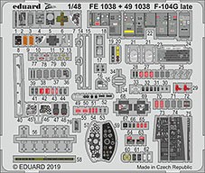 Eduard FE1038 1/48 F-104G late (KIN)