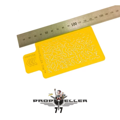 77 Propeller 77PRP054 Luftwaffe WWII Shingles Camo STENCIL No.2