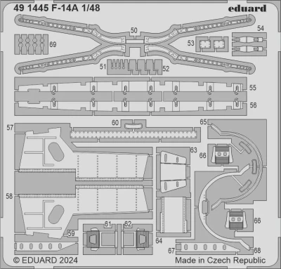Eduard 491445 SET F-14A (GWH) 1/48
