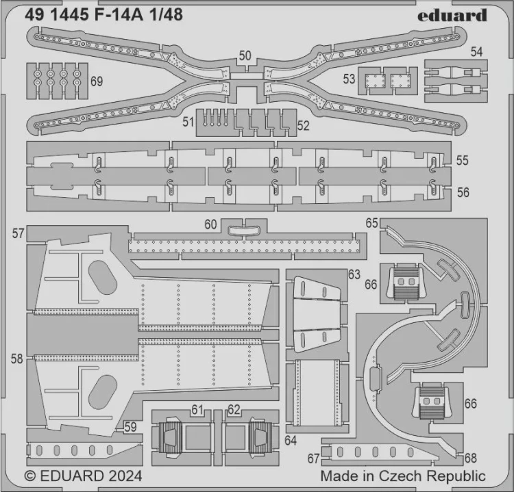Eduard 491445 SET F-14A (GWH) 1/48