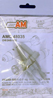 Advanced Modeling AMC 48035 OFZAB-500 H-E-Frag.Incendiary Bomb (2 pcs.) 1/48