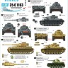 Star Decals 35-C1163 Axis Tank Mix # 2. Romanian tanks. Romanian tanks in WW2. Pz.Kpfw.III Ausf.N, PzIV Ausf.G / H / J, Renault R-35 1/35
