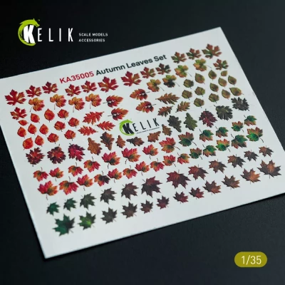 Reskit KA35005 Autumn Leaves Set No.1 - Decal for dioramas 1/35