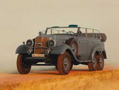 ICM 35538 Typ G4 (Kfz.21), WWII German Staff Car 1/35
