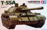 Tamiya 35257 Советский танк Т-55А, с одной фигурой 1/35