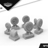 Temp Models 72312 Колеса шасси Миг-31 1/72