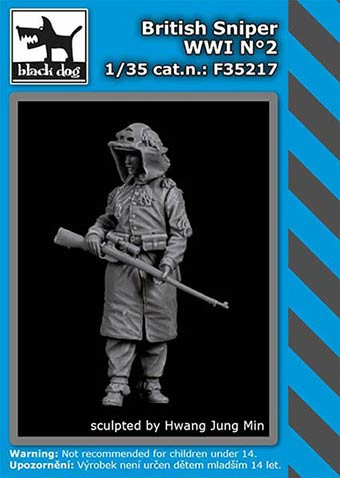 Black Dog F35217 British sniper WWI No.2 (1 fig.) 1/35
