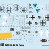 Italeri 01485 Самолет FIATCR.42 CN "Falco" NIGHT FIGHTER 1/72