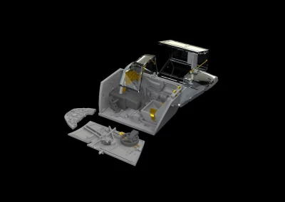 Eduard 648875 BRASSIN Bf 109F cockpit w/ early seat PRINT 1/48