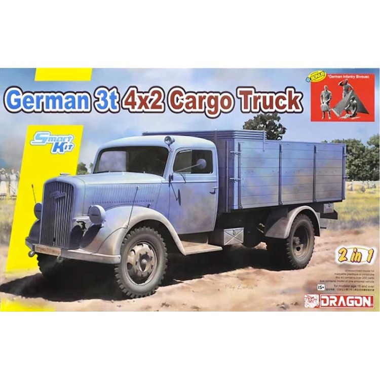 Dragon 6974 German 3T 4X2 Cargo Truck (2 In 1) 1/35