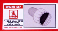 Brengun BRL48127 F-16C-D block 42/52 P&W F100 eng.nozzle (TAM) 1/48