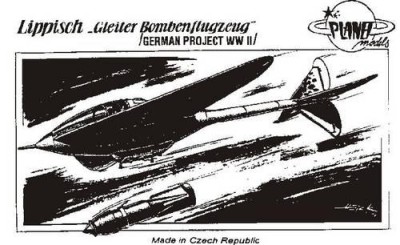 Planet Models PLT021 Lippisch &quot;Gleiter Bombenflugzeug&quot; 1/48