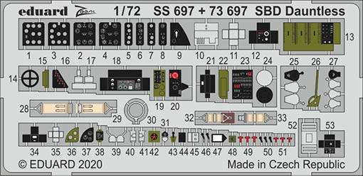 Eduard SS697 1/72 SBD Dauntless (HAS)