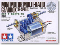 Tamiya 70190 Mini Motor Multi-Ratio Gear Box (12-Speed)