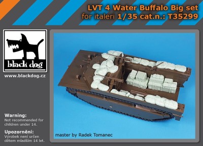 Black Dog T35299 LVT-4 Water Buffalo accessories set big set(designed to be used with Italeri kits) 1/35