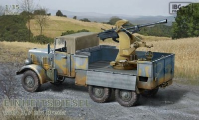 IBG Models 35005 Einheitsdiesel w/ 3.7 cm Breda 1/35