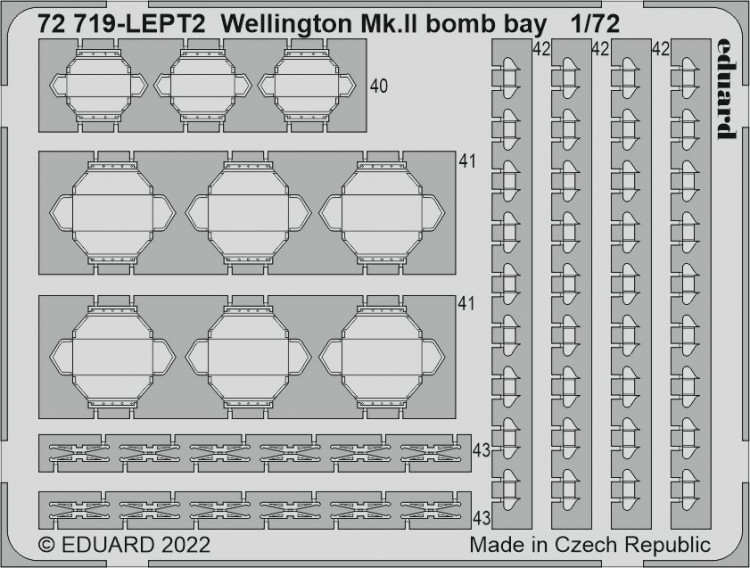 Eduard BIG72170 Wellington Mk.II (AIRF) 1/72