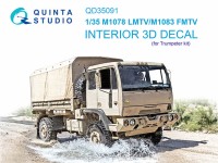 Quinta Studio QD35091 M1078 LMTV & M1083 FMTV (Trumpeter) 3D Декаль интерьера кабины 1/35