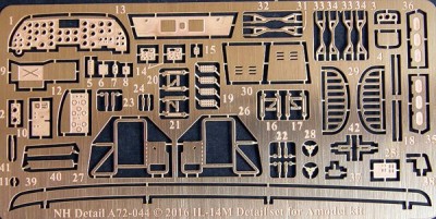 NH Detail NHA72-044 Ilyushin IL-14M Detail Set 1/72