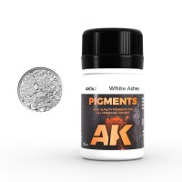 AK Interactive AK-00142 Пигмент "WHITEASHES" (белый пепел)