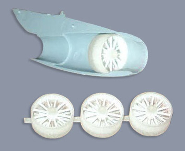 F-rsin Plastic FR44056 Ilyushin Il-86 Engine Fans (designed to be used with Revell and Zvezda kits) 1/144