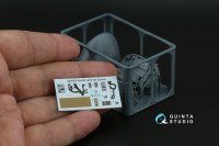 Quinta studio QD+48635 Радарный отсек с носовым конусом для Ка-52М (Quinta Models) (с 3D-печатными деталями) 1/48