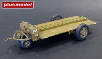 Plusmodel AL3016 U.S. bomb trailer M5 (resin kit) 1/32
