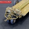 Plusmodel AL3016 U.S. bomb trailer M5 (resin kit) 1/32
