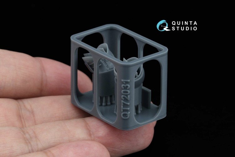 Quinta studio QT72031 Выхлопное устройство ЭВУ для Ка-52/Ка-52М (Dream Model/Quinta Models) 1/72