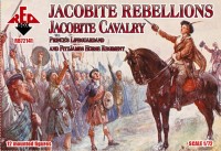 Red Box 72141 Jacobite Rebellion. Jacobite Cavalry. Prince's Lifeguard and FitzJames Horse Regiment 1/72
