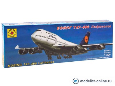 Моделист 230031 Боинг 747-400 &quot;Люфтганза&quot; 1/300