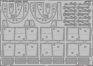 Eduard 32319 1/32 Фототравление для B-25J exterior