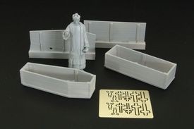 Hauler HLF48006 Priest w/coffins 1/48