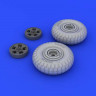 Eduard 648098 1/48 Набор дополнений Spitfire wheels - 5 spoke