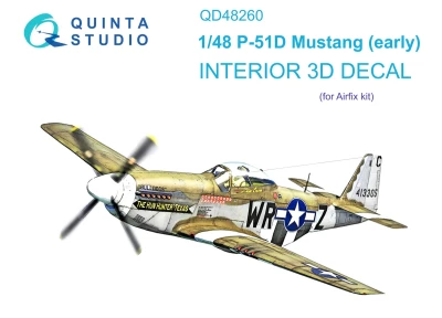 Quinta studio QD48260 P-51D Early (Airfix) 1/48
