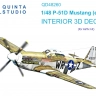 Quinta studio QD48260 P-51D Early (Airfix) 3D Декаль интерьера кабины 1/48