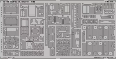 Eduard 49848 SET Walrus Mk.I interior (AIRF) 1/48
