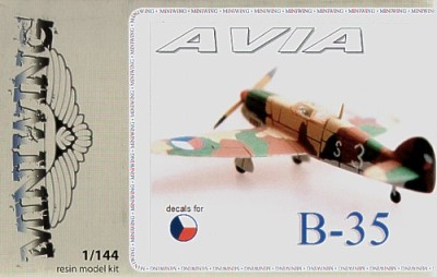 Miniwing MINI023 Avia B-35 (ex FE Resin FER14491) 1/144
