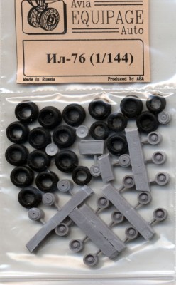 Экипаж EQR-14401 Ил-76 Колеса шасси 1/144