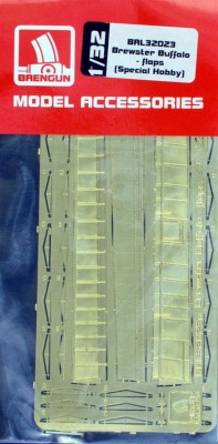 Brengun BRL32023 Brewster Buffalo FLAPS - PE set (SP.HOBBY) 1/32
