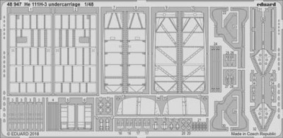 Eduard 48947 He 111H-3 undercarriage 1/48
