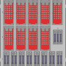 Eduard 49820 H-21C cargo interior seats STEEL 1/48