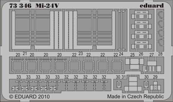 Eduard 73346 Mi-24V Hind S.A. HBS